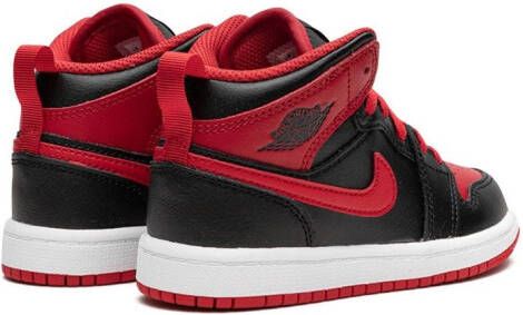 Jordan Kids 1 Mid "Alternate Bred" sneakers Black