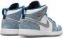 Jordan Kids Jordan 1 Mid SE "French Blue" sneakers - Thumbnail 3