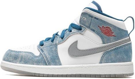 Jordan Kids Jordan 1 Mid SE "French Blue" sneakers