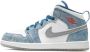 Jordan Kids Jordan 1 Mid SE "French Blue" sneakers - Thumbnail 5