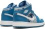 Jordan Kids Air Jordan 1 Mid "Washed Denim" sneakers Blue - Thumbnail 3