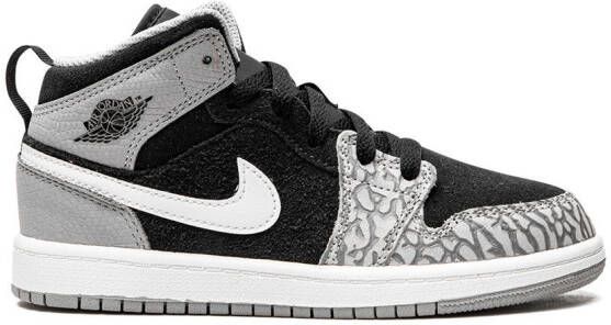 Jordan Kids Jordan 1 Mid "Elephant Print" sneakers Grey