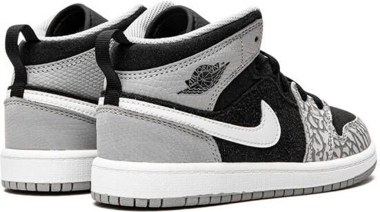 Jordan Kids Jordan 1 Mid "Elephant Print" sneakers Grey