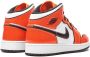 Jordan Kids Air Jordan 1 Mid SE "Turf Orange" sneakers - Thumbnail 3