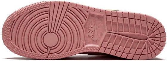 Jordan Kids Air Jordan 1 Mid SE "Coral" sneakers Pink