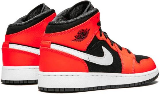 Jordan Kids Air Jordan 1 Mid "Infrared" sneakers