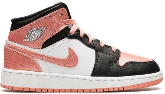 Jordan Kids Jordan 1 Mid "Light Madder Root" sneakers White