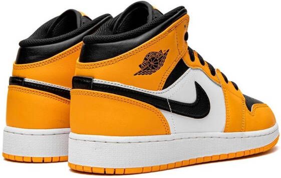 Jordan Kids Air Jordan 1 Mid "Taxi" sneakers Yellow