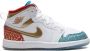 Jordan Kids Air Jordan 1 Mid "UNC to CHI" sneakers White - Thumbnail 2