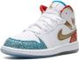 Jordan Kids Air Jordan 1 Mid "UNC to CHI" sneakers White - Thumbnail 3