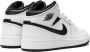 Jordan Kids Air Jordan 1 Mid "White Black" sneakers - Thumbnail 4