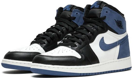 Jordan Kids Air Jordan 1 Retro High OG BG "Blue Moon" sneakers White