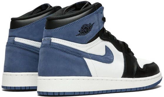 Jordan Kids Air Jordan 1 Retro High OG BG "Blue Moon" sneakers White