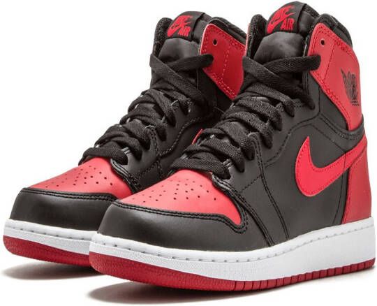 Jordan Kids Air Jordan 1 Retro High OG BG "Banned 2016" sneakers Black