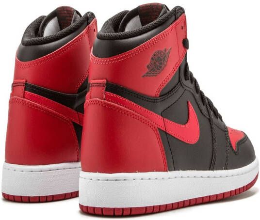Jordan Kids Air Jordan 1 Retro High OG BG "Banned 2016" sneakers Black