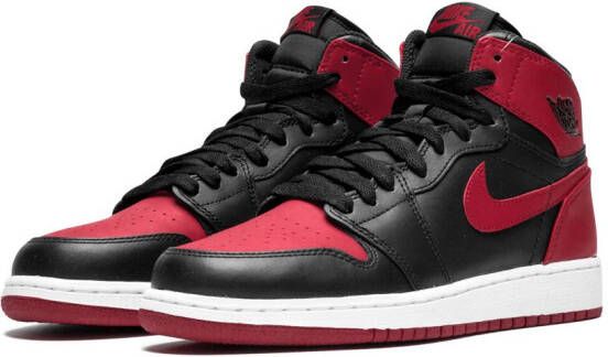 Jordan Kids Air Jordan 1 Retro High OG "Bred" sneakers Black