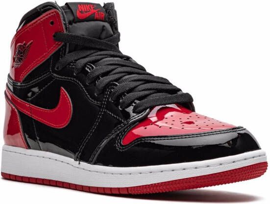 Jordan Kids Air Jordan 1 Retro High "Patent Bred" sneakers Black