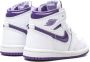 Jordan Kids Air Jordan 1 Retro High "Court Purple" sneakers White - Thumbnail 3