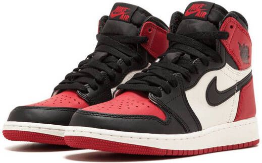 Jordan Kids Air Jordan 1 Retro High OG "Bred Toe" sneakers Black