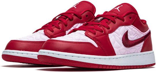 Jordan Kids Air Jordan 1 Low SE "Pink Quilt" sneakers Red