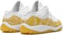 Jordan Kids Air Jordan 11 Low "Yellow Snakeskin" sneakers White - Thumbnail 3