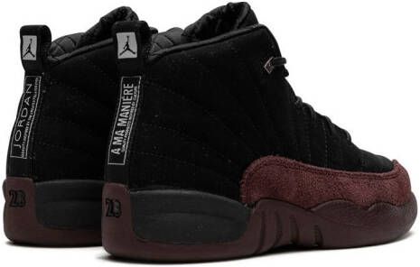 Jordan Kids x A Ma Maniere Air Jordan 12 "Black" sneakers