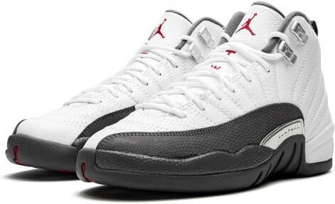 Jordan Kids Air Jordan 12 Retro "Dark Grey" sneakers White