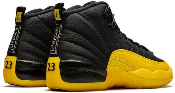 Jordan Kids Air Jordan 12 Retro "University Gold" sneakers Black