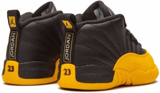 Jordan Kids Air Jordan 12 Retro "University Gold" sneakers Black