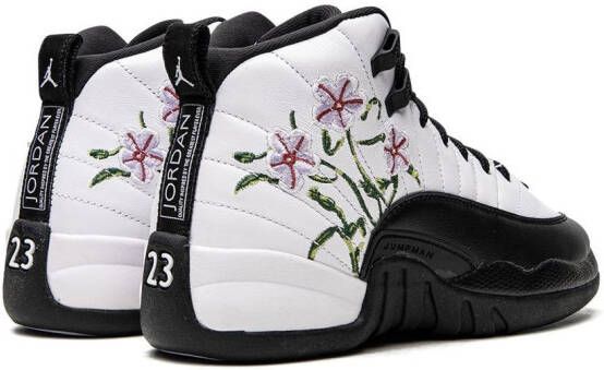 Jordan Kids Air Jordan 12 "Floral" sneakers White