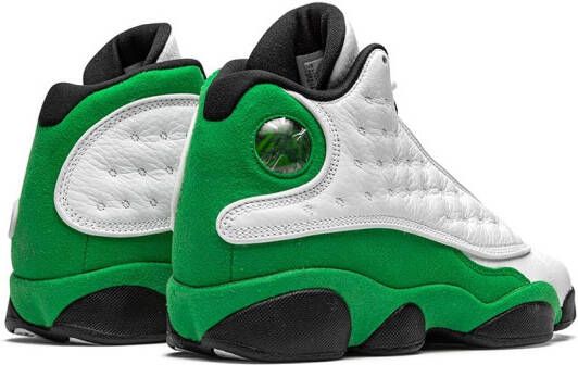 Jordan Kids Air Jordan 13 Retro "Lucky Green" sneakers White