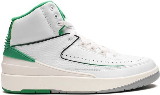 Jordan Kids Air Jordan 2 "Lucky Green" sneakers White