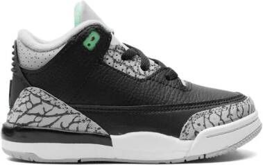 Jordan Kids Air Jordan 3 "Green Glow" sneakers Black