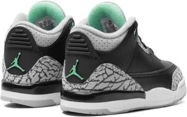 Jordan Kids Air Jordan 3 "Green Glow" sneakers Black
