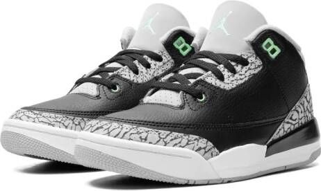 Jordan Kids Air Jordan 3 leather sneakers Black