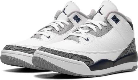 Jordan Kids Air Jordan 3 "Midnight Navy" sneakers White