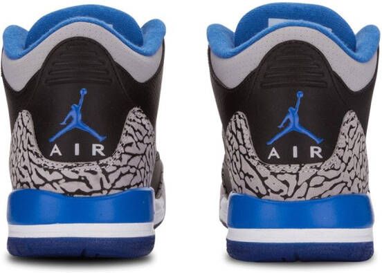 Jordan Kids Air Jordan 3 Retro BG "Sport Blue" sneakers Black