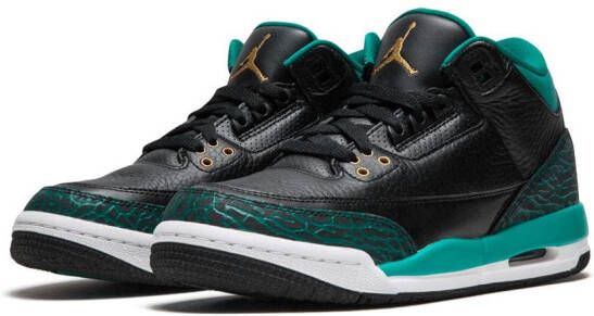 Jordan Kids Air Jordan 3 Retro GG "Teal" sneakers Black