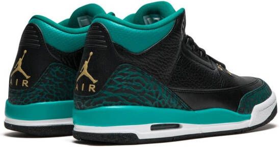Jordan Kids Air Jordan 3 Retro GG "Teal" sneakers Black