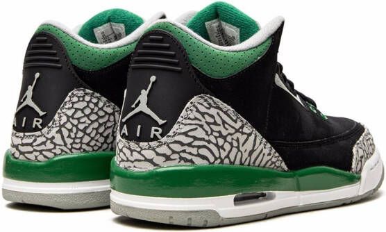 Jordan Kids Air Jordan 3 Retro "Pine Green" sneakers Black