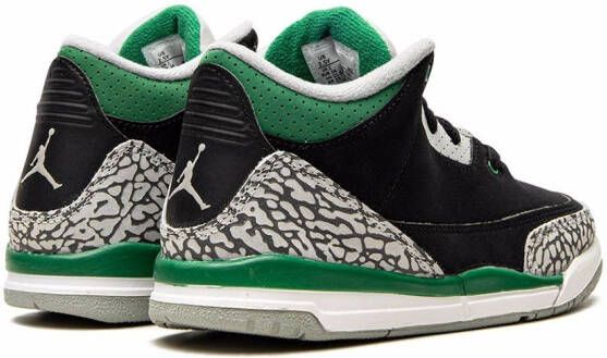 Jordan Kids Air Jordan 3 Retro "Pine Green" sneakers Black