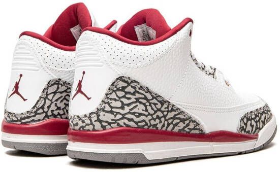 Jordan Kids Air Jordan 3 "Cardinal" sneakers White