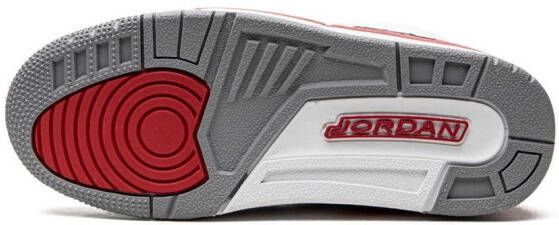 Jordan Kids Jordan 3 Retro PS "Fire Red" sneakers White