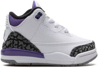 Jordan Kids Air Jordan 3 Retro "Dark Iris" sneakers White