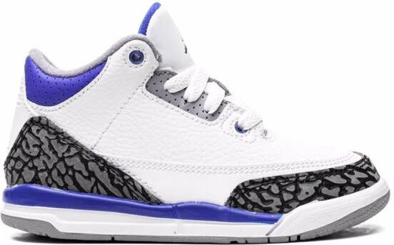 Jordan Kids Air Jordan 3 sneakers "Racer Blue" White