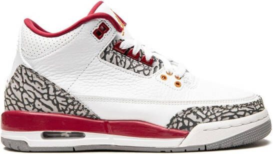 Jordan Kids Air Jordan 3 "Cardinal" sneakers White