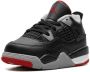 Jordan Kids Air Jordan 4 "Bred Reimagined" sneakers Black - Thumbnail 4