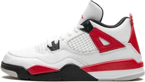 Jordan Kids Air Jordan 4 "Red Cement" sneakers White