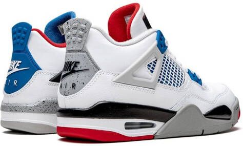 Jordan Kids Air Jordan 4 Retro "What The" sneakers White
