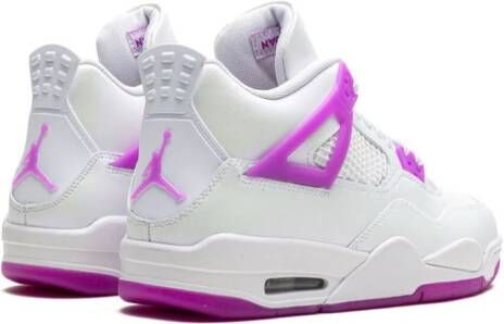 Jordan Kids Air Jordan 4 Retro "Hyper Violet" sneakers White